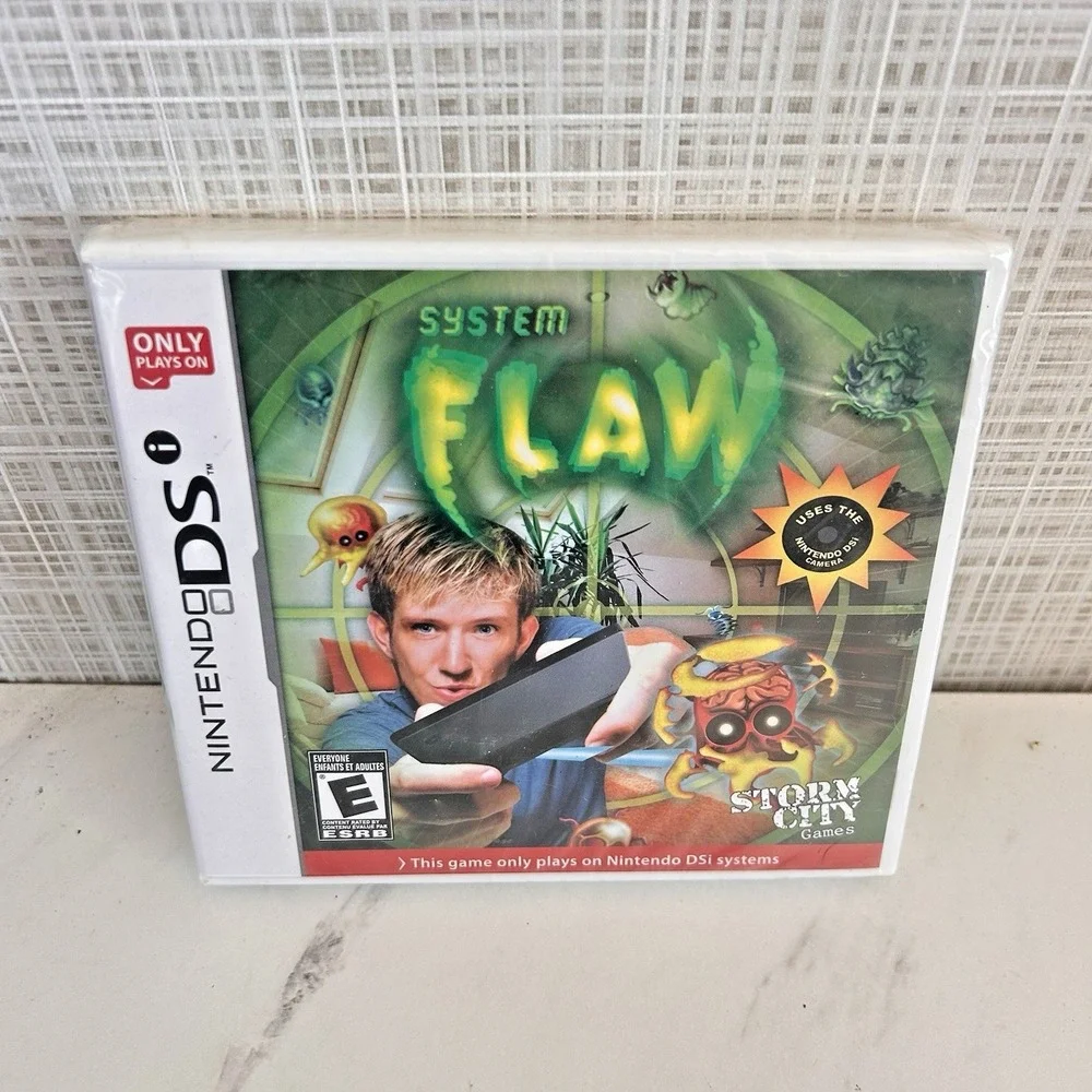 Nintendo DSi System Flaw Exclusive Camera Game 2009 New Sealed Storm City UU